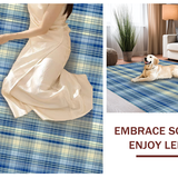 Elegant Blue Tartan Style(Blue)