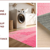 Ultra Soft Area Rug, Non Slip, Stain Resistant, Washable Area Rugs for Living Room, Bedroom, Coquette Pink Bow Bathroom Mat Non-Slip(Pink)