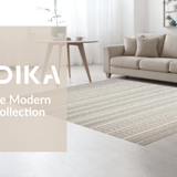 Ultra Soft Area Rug, Non Slip, Stain Resistant, Washable Area Rugs for Living Room, Bedroom, Minimalist Monochrome Lattice Style(Gray)