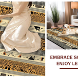 Ultra Soft Area Rug, Non Slip, Stain Resistant, Washable Area Rugs for Living Room, Bedroom, Rustic Animal Print Aesthetic(Beige)