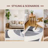 Artistic Ogee Patterned Accent(Gray)