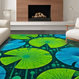 Charming Pond Landscape Visual Appeal(Green)