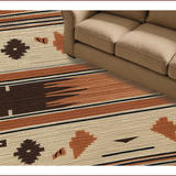 Ultra Soft Area Rug, Non Slip, Stain Resistant, Washable Area Rugs for Living Room, Bedroom, Wildlife Bass Fish Area Rug for Home Decor(Beige)