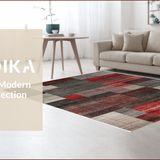Ultra Soft Area Rug, Non Slip, Stain Resistant, Washable Area Rugs for Living Room, Bedroom, Abstract Autumn Contemporary(Brown)