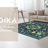 Artful Green and Blue Symmetry(Blue)