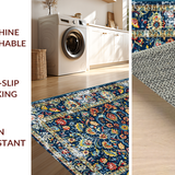 Chic Colorful Paisley Motif(Blue)