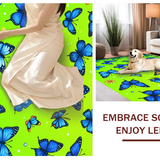 Intricate Nature Themed Whimsical Touch(Blue)