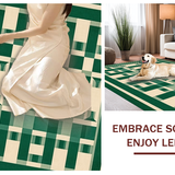 Chic Green Geometric Mosaic(Green)