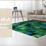 Eco Friendly Green Mosaic Aesthetic(Green)