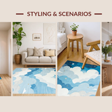 Joyful Celestial Patterned Accent(Blue)