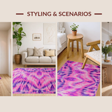 Contemporary Vibrant Color Splash(Pink)