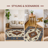 Elegant Southwestern Geometric Motif(Beige)