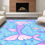 Charming Fluffy Mermaid Vibes(Blue)