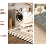 Ultra Soft Area Rug, Non Slip, Stain Resistant, Washable Area Rugs for Living Room, Bedroom, Stylish Modern Diamond Pattern(Beige)