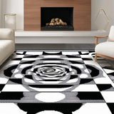 Dynamic Monochrome Vortex Aesthetic(Black)