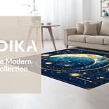 Celestial Themed Cosmic Motif(Blue)