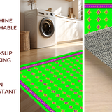 Contemporary Tiled Design with Flair(Green)