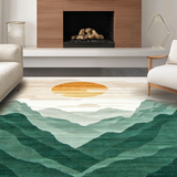 Elegant Round Minimalist Art(Green)