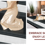 Ultra Soft Area Rug, Non Slip, Stain Resistant, Washable Area Rugs for Living Room, Bedroom, Sophisticated Neutral Diamond Layout(Black)
