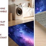 Ultra Soft Area Rug, Non Slip, Stain Resistant, Washable Area Rugs for Living Room, Bedroom, Vivid Celestial Artistry Display(Purple)
