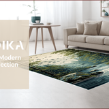 Ultra Soft Area Rug, Non Slip, Stain Resistant, Washable Area Rugs for Living Room, Bedroom, Cozy Rustic Fishing Lodge Decor(Gray)