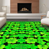 Bold Black and Green Floral Style(Green)