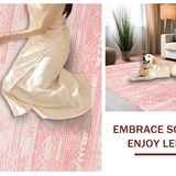 Delicate Blush Abstract Touch(Red)