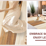Ultra Soft Area Rug, Non Slip, Stain Resistant, Washable Area Rugs for Living Room, Bedroom, Rustic Textured Fawn Aesthetic(Beige)