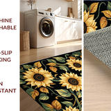 Chic Yellow Floral Aesthetic(Black)