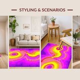 Delightful Cozy Multicolor Dreamscape(Pink)