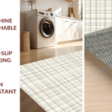 Inviting Simple Checkered Style(Beige)