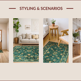 Rustic Earthy Floral Design(Green)