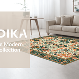 Lively Green Tiled Composition(Ivory)