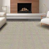 Ultra Soft Area Rug, Non Slip, Stain Resistant, Washable Area Rugs for Living Room, Bedroom, Contemporary Soft Sculptural Elements(Beige)