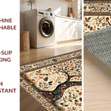 Ultra Soft Area Rug, Non Slip, Stain Resistant, Washable Area Rugs for Living Room, Bedroom, Serene Naturalistic Visual Appeal(Beige)