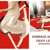 Dynamic Red and Beige(Red)