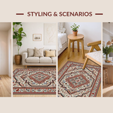Contemporary Multi Hued Geometric Style(Beige)
