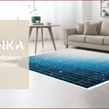 Ultra Soft Area Rug, Non Slip, Stain Resistant, Washable Area Rugs for Living Room, Bedroom, boys space theme nursery(Blue)