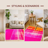 Charming Multicolored Abstract Design(Pink)