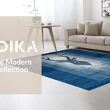 Chic Nature Inspired Geometric Layout(Blue)