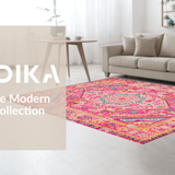 Contemporary Distressed Color Splash(Pink)