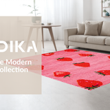 Eclectic Bright Pink Illustration(Pink)