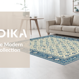 Serene Pastel Trellis Illustration(Blue)