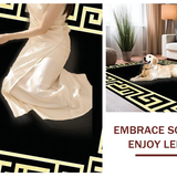 Striking Vintage Geometric Appeal(Black)