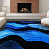 Striking Abstract Fluid(Blue)