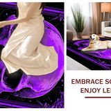 Ultra Soft Area Rug, Non Slip, Stain Resistant, Washable Area Rugs for Living Room, Bedroom, Enigmatic Dark Symbolism Rug(Purple)