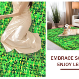 Elegant Vibrant Clover Aesthetic(Green)