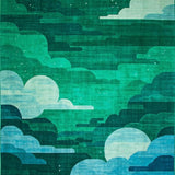 Colorful Playful Earth Motif Aesthetic(Green)