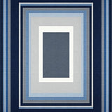 Trendy Geometric Symmetry in Blue(Blue)