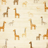 Beige Nursery Whimsical Giraffe Motif(Beige)